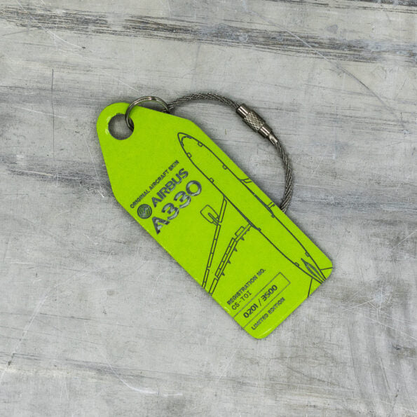 Aviationtag Tap Portugal Airlines A330 Green Aircraft Skin Tag (CS