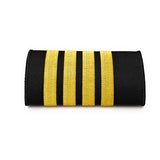 Captain Luggage Handle Wrap with 4 Gold Stripes | Aviamart