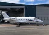 Aviationtag Bombardier 604 - White (Volare Aviation) 2-SLOW