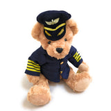 Soft Toy Airline Pilot Teddy Bear | Large (43 cm) | High Quality Stuffed Toy | Bear Pilot | Aviamart