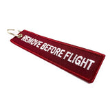 Remove Before Flight Luggage Tag -  Cherry Red | Aviamart