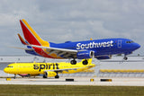Southwest Airlines B737 aircraft at the airport 