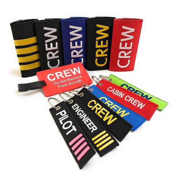 Luggage Tags for Airline Pilots and Cabin Crew Tags
