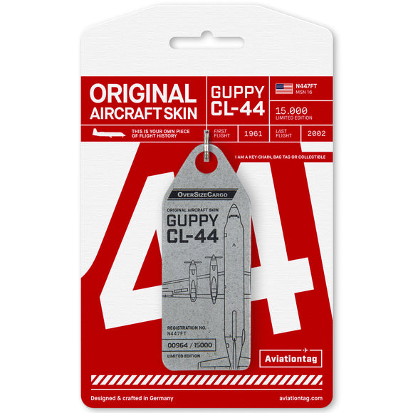 Aviationtag Conroy Skymonster CL44 - Silver - N447FT