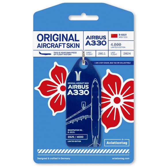 Aviationtag Airbus A330 - Dark Blue (China Southern)