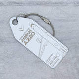Aviationtag A220 - White - (Egyptair) SU-GFA
