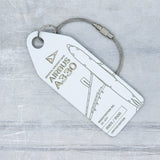 Aviationtag Airbus A330 - White (South African Airways) ZS-SXV