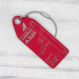 Aviationtag Airbus A321 - Red (Asiana Airlines) HL7594
