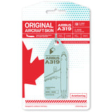 Aviationtag Airbus A319 - Turquoise (Air Canada) C-GBIK