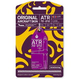 Aviationtag ATR 72 - Violet (Hunnu Air)  2-JUCE