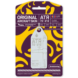 Aviationtag ATR 72 - White (Hunnu Air)  2-JUCE