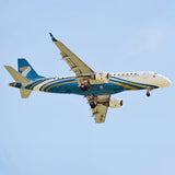 Aviationtag Embraer E175 - Teal /Silver  (Oman Air) A4O-EA