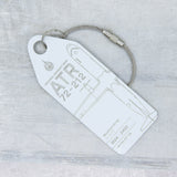 Aviationtag ATR 72 - White (Hunnu Air)  2-JUCE