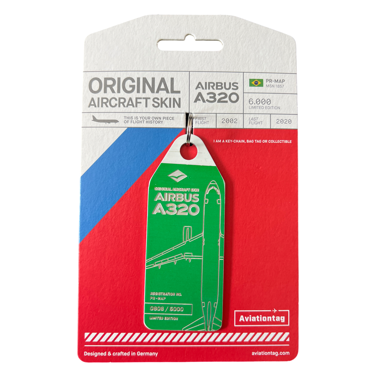 Pr 2913 Aviationtag TAM Brazil Airbus A320 Bi-Colour