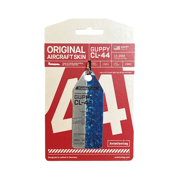 Aviationtag Conroy Skymonster CL44 - Silver / Blue - N447FT - 1863