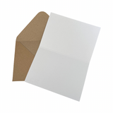 Rudolf - A6 Eco-Friendly Aviation Christmas Card with Kraft Envelope - Inside Blank for your own message