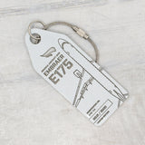 Aviationtag Embraer E175 - Silver (Oman Air) A4O-EA