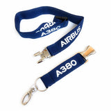 A380 Lanyard - Navy/White - Airbus® | Aviamart