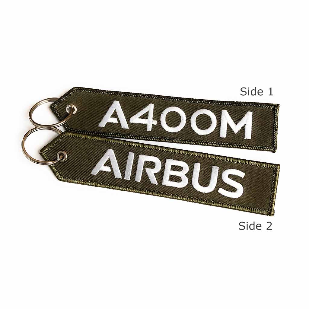 Airbus A400M Keychain - Khaki /White | Aviamart.com
