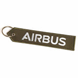 A400M Keychain - Luggage Tag - Khaki /White - Airbus® | Aviamart