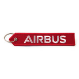 Airbus "REMOVE BEFORE FLIGHT" Licenced Keychain - Luggage Tag - Red/White - AirbusÂ®