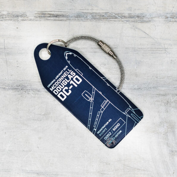 Dc One Tag Aviationtag McDonnell Douglas DC-10 Navy Aircraft Skin Tag N326FE