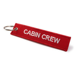 Cabin Crew / Do Not Remove From Aircraft Luggage Tag | Red /White | Aviamart