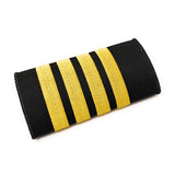 Captain Luggage Handle Wrap with 4 Gold Stripes | Aviamart