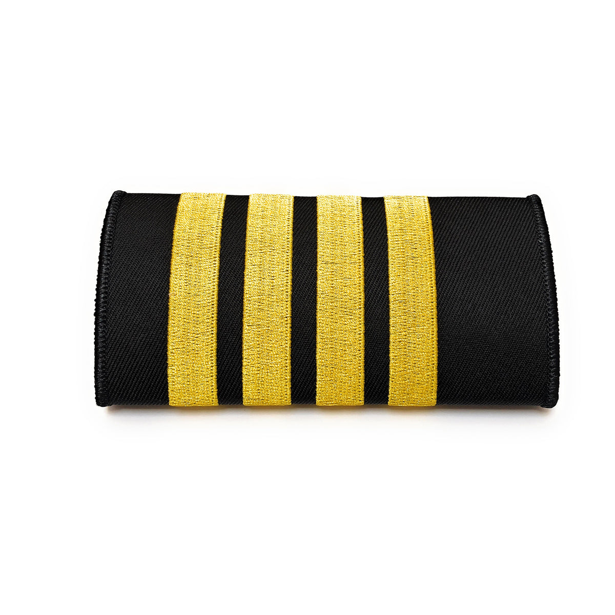 Baggage Tag Captain Embroidered Luggage Tag - 4 Gold Stripes - Airline ...