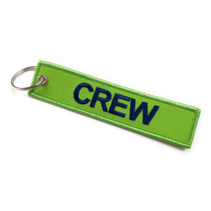 Crew Tag | Funky/Green Blue | 100% Embroidered | Aviamart