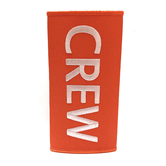 Crew Luggage Handle Wrap - Orange/ White | Aviamart