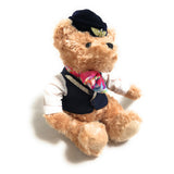 Soft Toy Flight Attendant Teddy Bear in Blue Uniform | Small (25 cm) | Aviamart