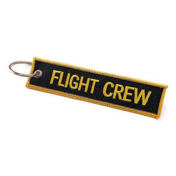Flight Crew / Do Not Remove From Aircraft | Luggage Tag | Black / Yellow | Aviamart