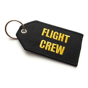 Flight Crew / Do Not Remove From Aircraft Luggage Tag | Medium | Black Yellow | Aviamart