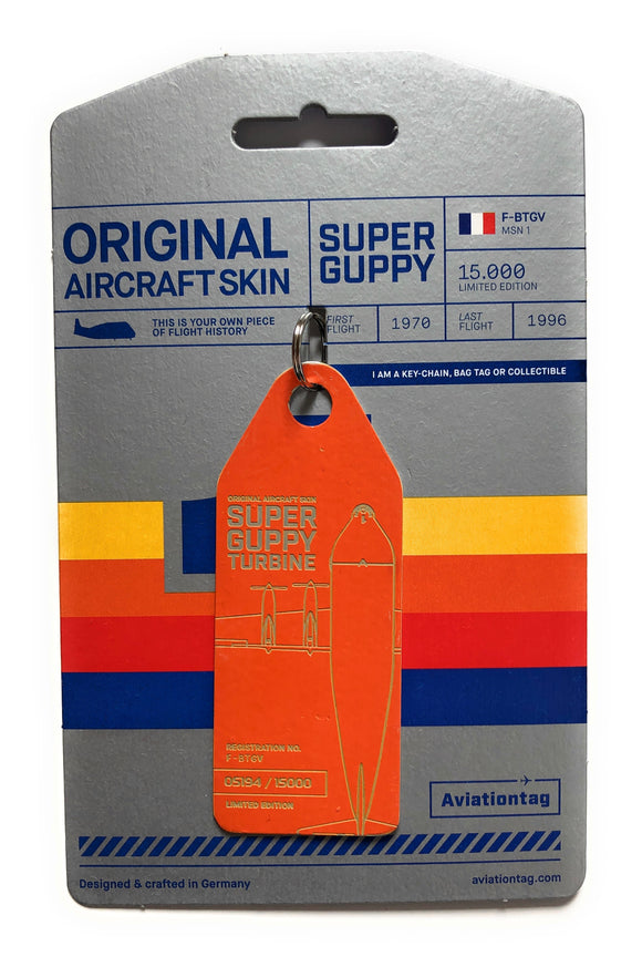 Aviationtag Super Guppy (F-BTGV) - Orange