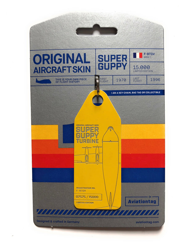Aviationtag Super Guppy (F-BTGV) - Yellow