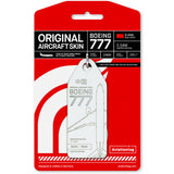Aviationtag Air China B777 Aircraft Skin Tag in white colour with packaging - Aircraft Registration B-2065