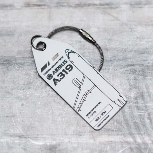 Aviationtag Airbus A319 - White (Air France) F-GPMB