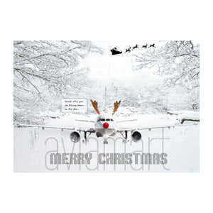 Christmas Card - Merry Christmas - Rudolf - A6 | Aviamart