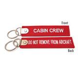 Premium Cabin Crew / Do Not Remove From Aircraft Luggage Tag - Red / White | Aviamart