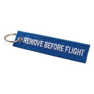 Remove Before Flight Luggage Tag - Blue / White | Aviamart