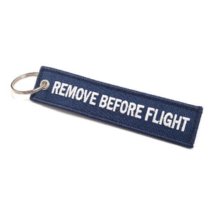 Remove Before Flight Luggage Tag - Navy / White | Aviamart