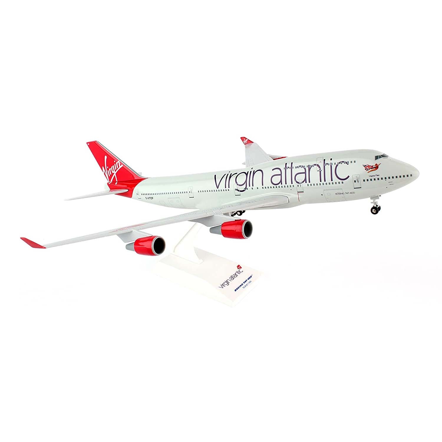 Skymarks Virgin Atlantic B747-4 Model Airplane | 1/200 Scale | SKR672