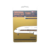 Aviationtag Singapore Airlines A380 - Backing Card - 9V-SKA