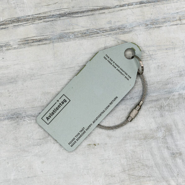 Aviationtag Alitalia Airbus A321 Aircraft Skin Tag in Green (I-BIXN)