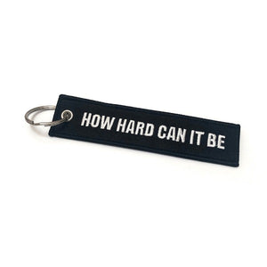 Remove Before Flight / How Hard Can It Be Luggage Tag | Black / White | Aviamart